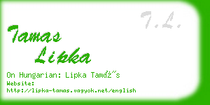 tamas lipka business card